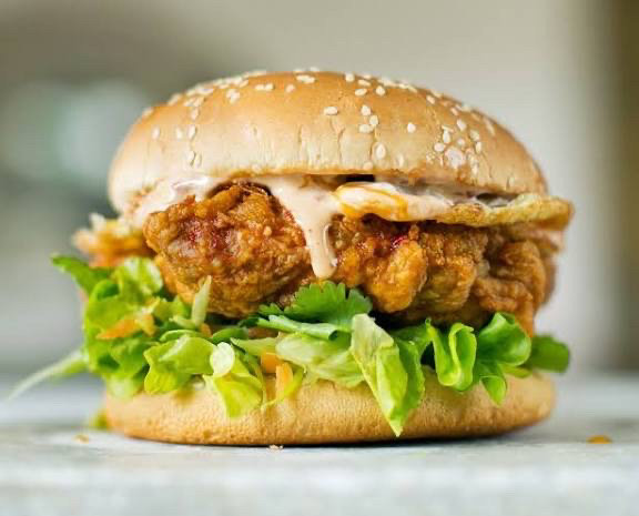 Burger poulet